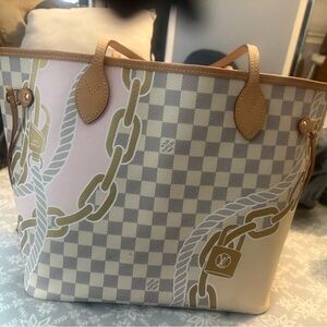 Louis Vuitton nautical mm neverfull with pochette rare limited edition